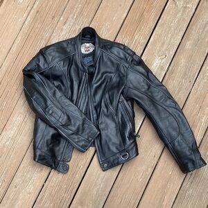 Harley-Davidson Sleek Black Leather Jacket
